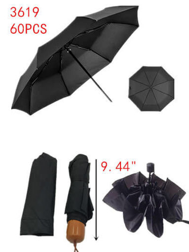 Picture of Black Fold Umbrella 60 pc
