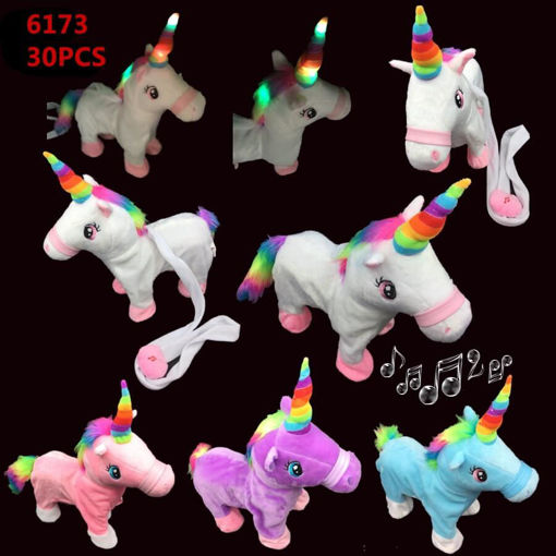 Picture of BO Walking Leash Unicorn w/Light 30 pc