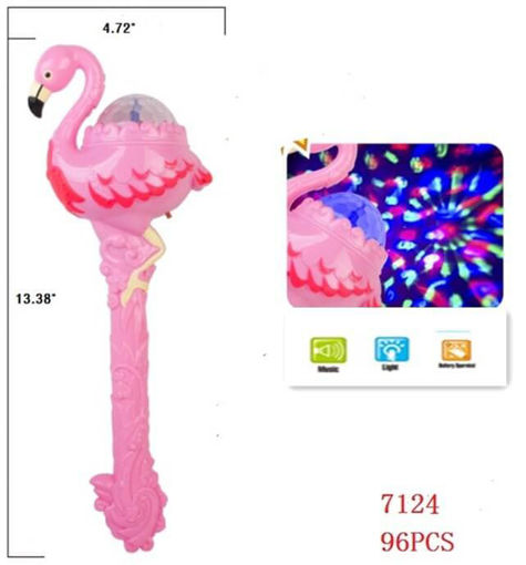 Picture of Flamingo Flashing-Musical Wand 96 pc
