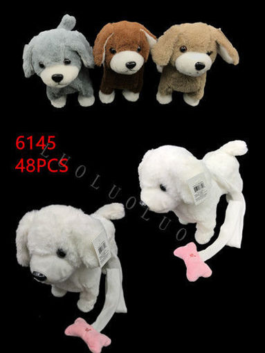 Picture of B/O Walking Dog Assorted Colors w/Leas 48 pc