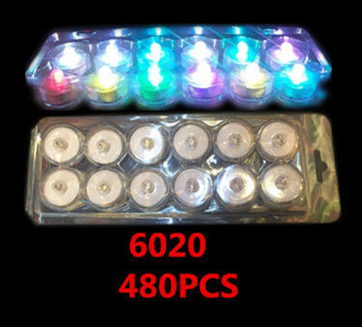 Picture of Flashing Multicolor LED Candles 40 dz