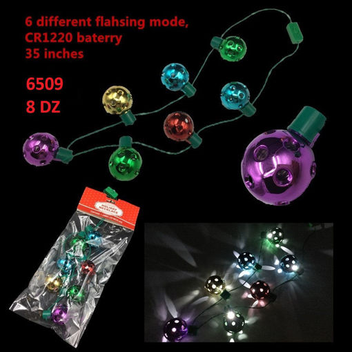 Picture of DICO BALL LED Chirstmas Necklace 8 dz