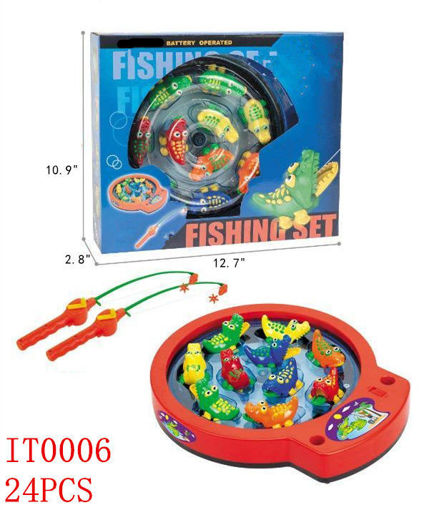 Picture of Musical Crocodiles Fishing Set 24 pcs