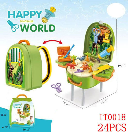 Picture of Happy Dinosaur World Backpack w/Clay 24 PCS