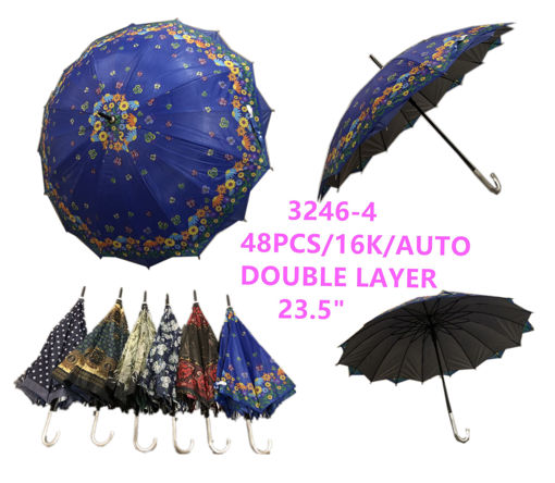 Picture of Double Lady Umbrella  Automatic 24" 48 pc