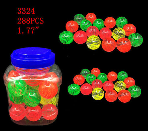 Picture of Clear Color Boucing-Ball (2 dz/Jar) 12 Jar