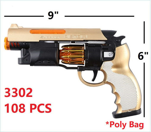 Picture of Flashing Pistol w/Sound 108 pc