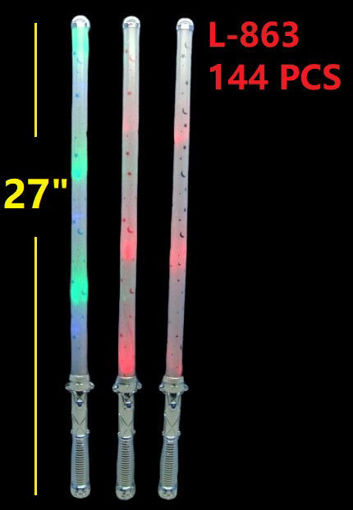 Picture of Flashing Star/Moon Stick 144 pc