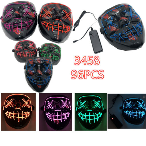 Picture of Horror Flashing Mask 96 pc