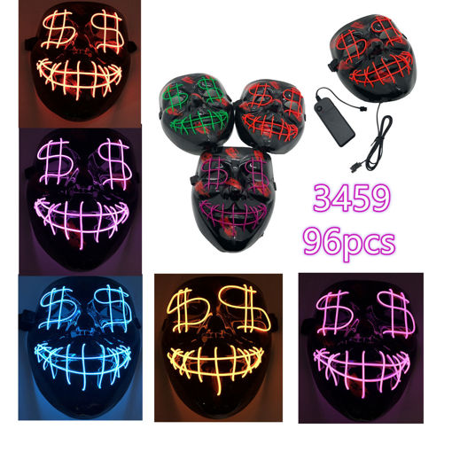 Picture of Horror Flashing Mask 96 pc