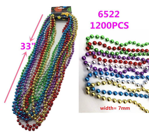 Picture of Metallic Beaded Necklaces 100 dz