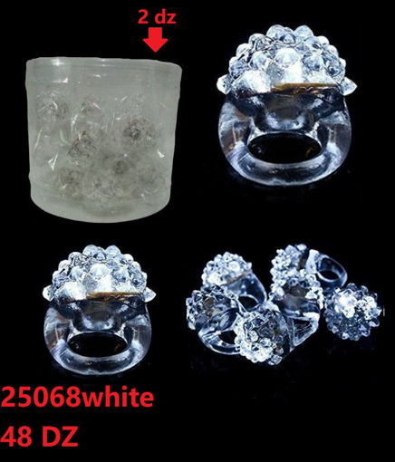 Picture of Flashin White Jelly Ring 48 dz