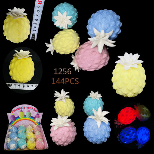 Picture of Light up  Pineapple Squishy w/Orbit 12 dz