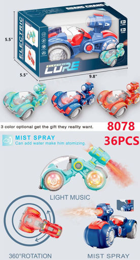 Picture of B/O Flashing Rocket Car w/Spray 36 PCS