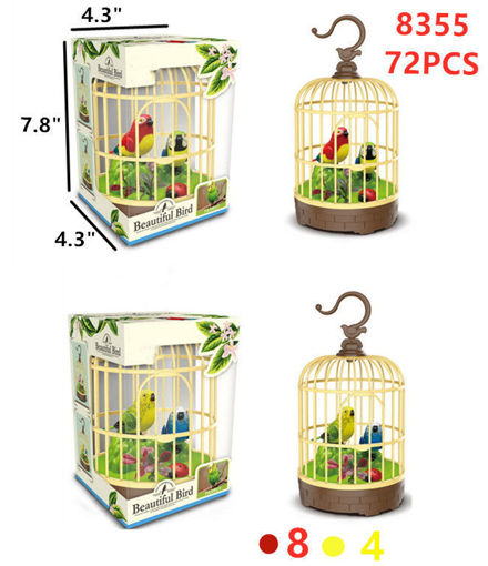Picture of Singing & Chirping Bird Cage 72  pcs