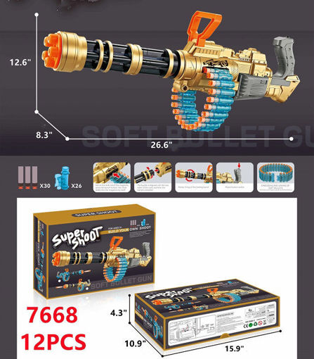 Picture of Gatling Super Dart Gun 12 PCS