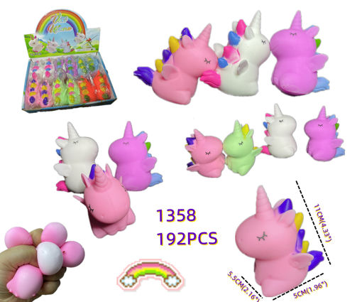 Picture of Unicorn Squishy  16 dz