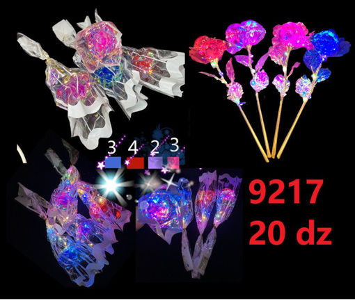 Picture of Light up Galaxy Roses 20 dz