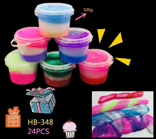 Picture of 500G Bucket Putty SLime 24 PCS