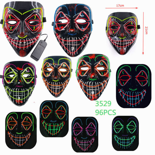 Picture of LED Horror Mask 96 PCS