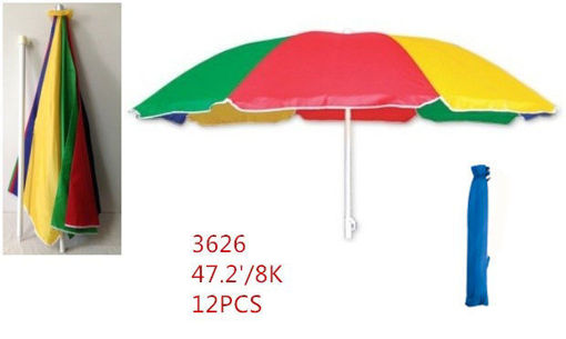 Picture of 47" Rainbow Beach Parasol 12 pc