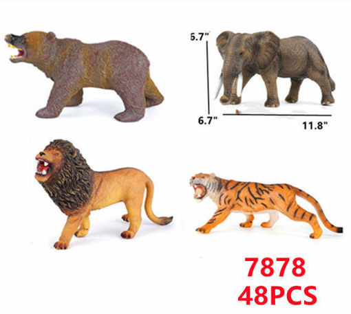 Picture of Wild Animal Figures 48 PCS