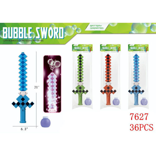 Picture of Flashing Pixel Bubble Sword 36 pcs