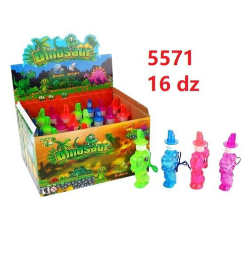Picture of Dino Bubble Whistle 16 dz