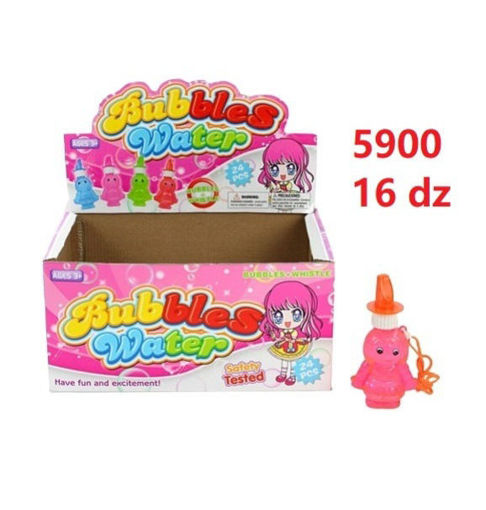 Picture of Doll Bubble w/Whistle 16 dz