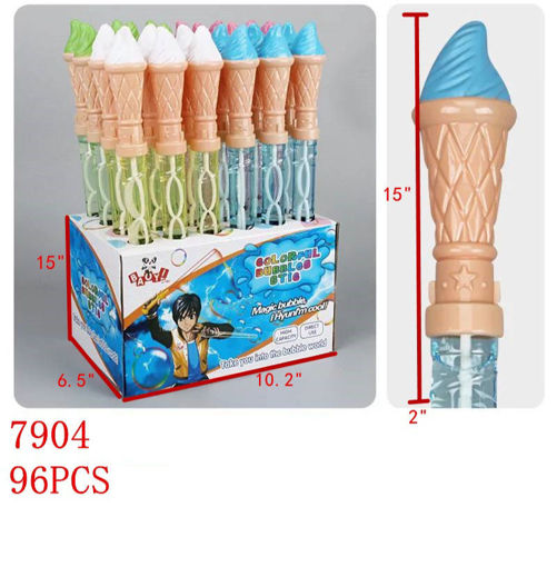 Picture of Ice-Cream Cone Bubble Stick 8 dz