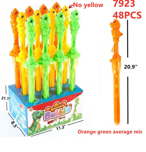 Picture of Dinosaur Giant Bubble Stick 48 PCS