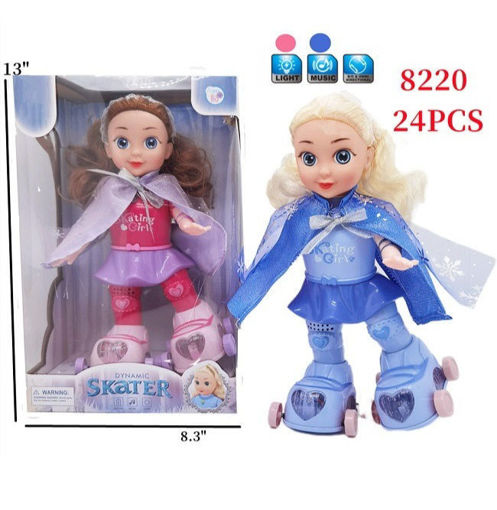 Picture of B/O Girl with Roller Skates 24 PCS