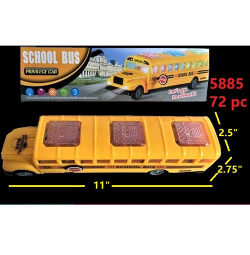 Picture of Flashing School Bus w/Sound 72 pc