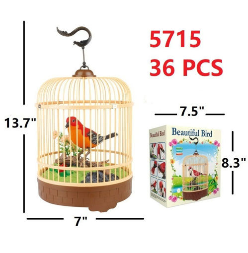 Picture of Cage Bird w/sound activation 36 pcs