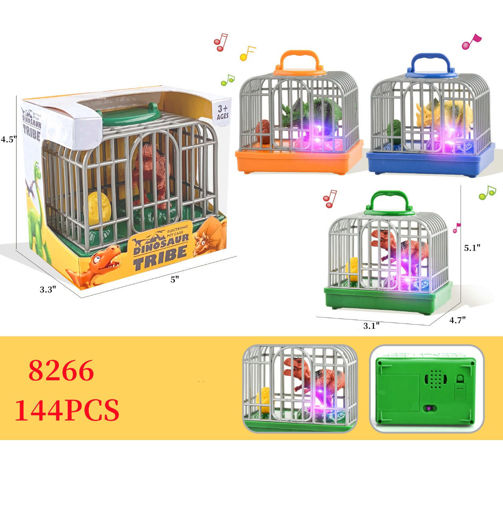 Picture of Dinosaur Cage with Light & Sound 144 PCS