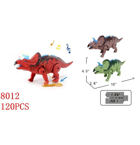 Picture of Walking Triceratop Dino w/Leash 120 pcs