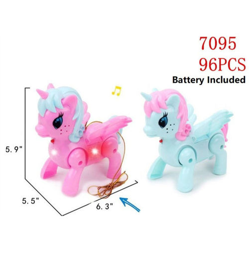 Picture of Walking Unicorn w/ Music & Leash 96 pcs