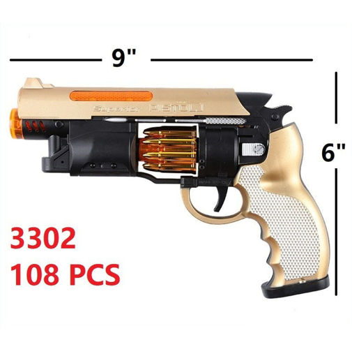 Picture of Flashing Pistol w/Sound 108 pc