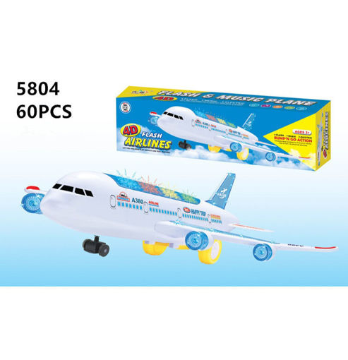 Picture of 4D A-380 flashing airplane wih sound 60pc