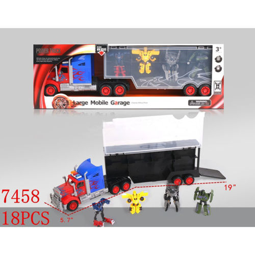 Picture of Large Mobile Truck w/Robot 18 pcs