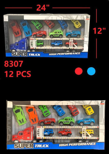 Picture of Super Truck Set w/Friction Cars 12 pc