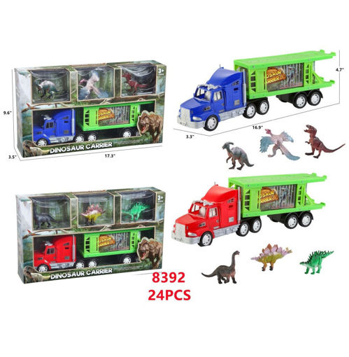 Picture of Dinosaur Trailer Truck 24 PCS