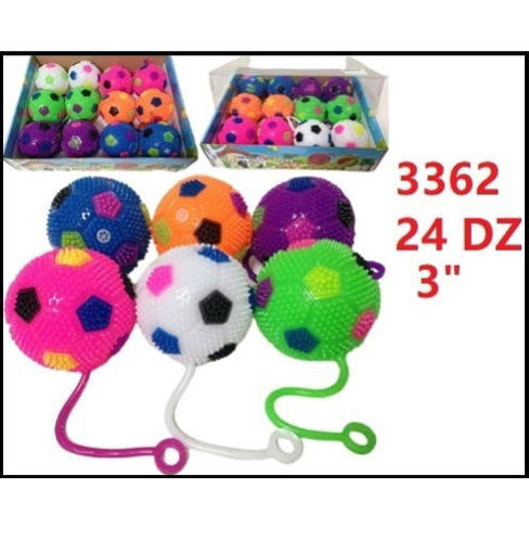 Picture of Flashing Soccer Puffer Ball 3" 24 dz
