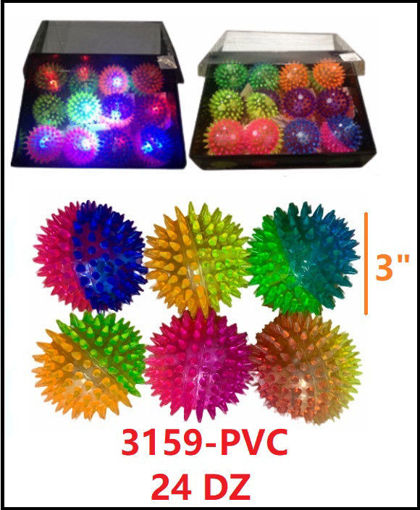 Picture of Flashing Spiky-Double Color Ball 3" 24 dz