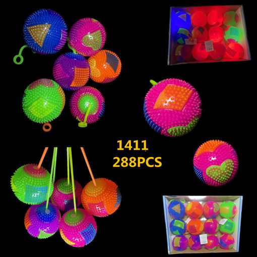 Picture of Flashing Shapes Puffer Ball 24 dz
