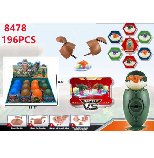 Picture of Dinosaur Egg Spinning Top 192 PCS