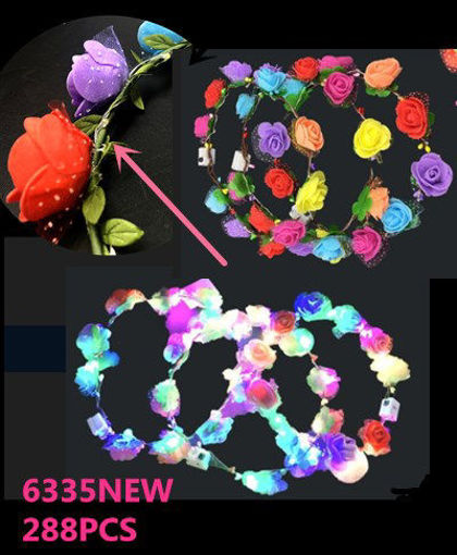 Picture of Flower LED Headband 24 dz