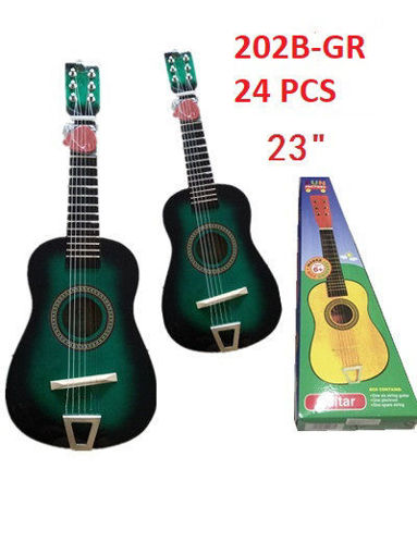Picture of 23" Green Color Guitar 24pc
