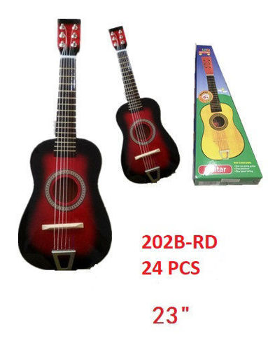 Picture of 23" Red Color Guitar 24pc