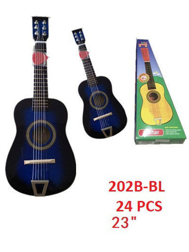 Picture of 23" Blue Color Guitar 24pc